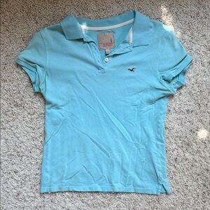 Circa 2005 Hollister Aqua Polo Shirt